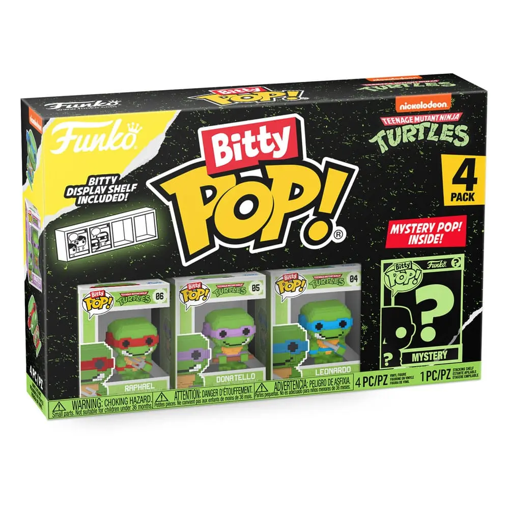 Teenage Mutant Ninja Turtles Bitty POP! Figurina de vinil 4-Pack 8-Bit 2,5 cm poza produsului