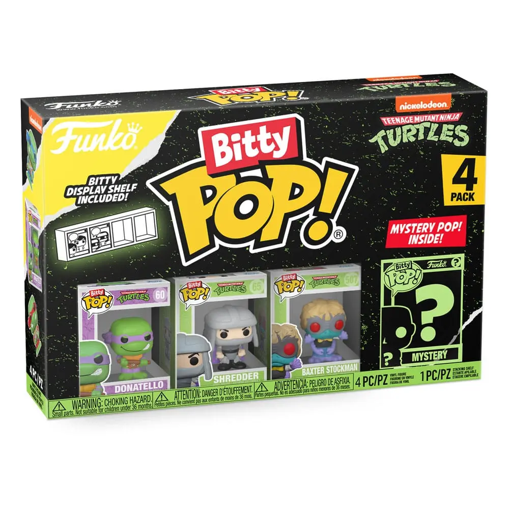 Teenage Mutant Ninja Turtles Bitty POP! Figurina Vinil 4 Bucăți Donatello 2,5 cm poza produsului