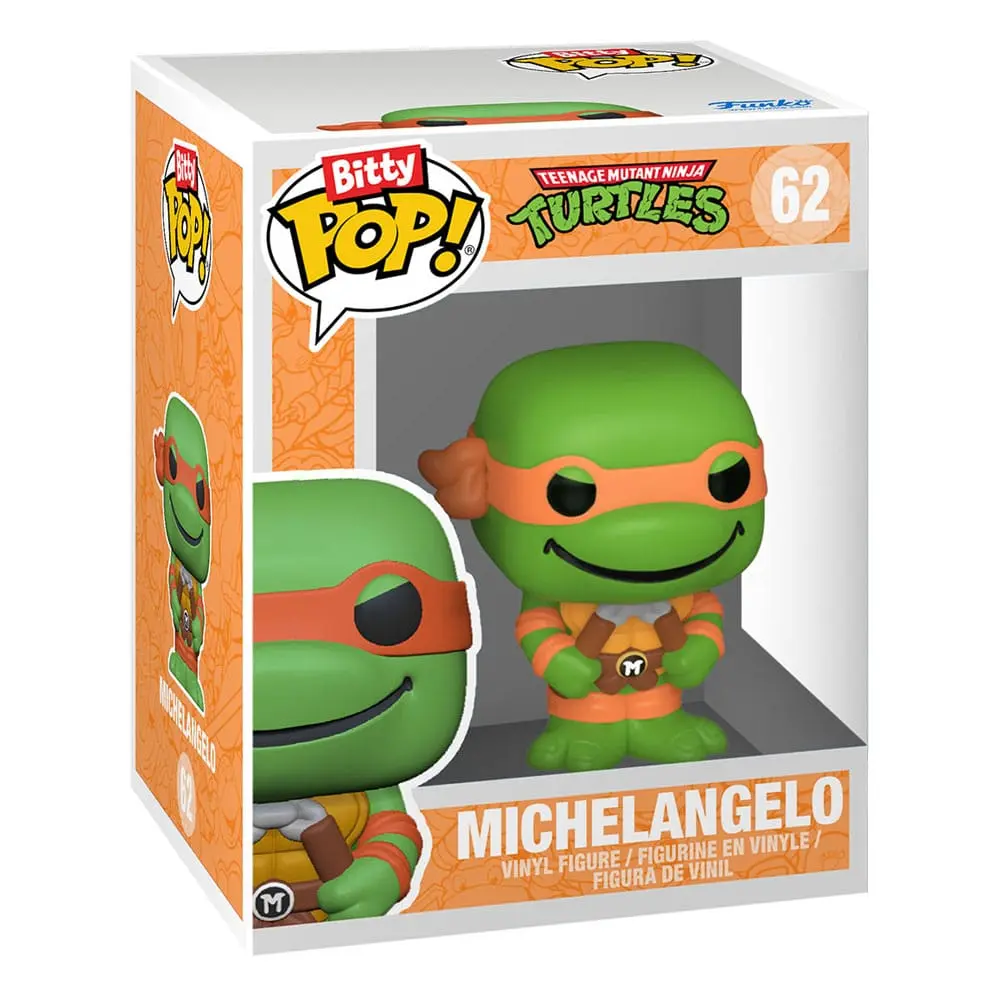 Teenage Mutant Ninja Turtles Bitty POP! Figurina Vinil Set de 4 Leonardo 2,5 cm poza produsului