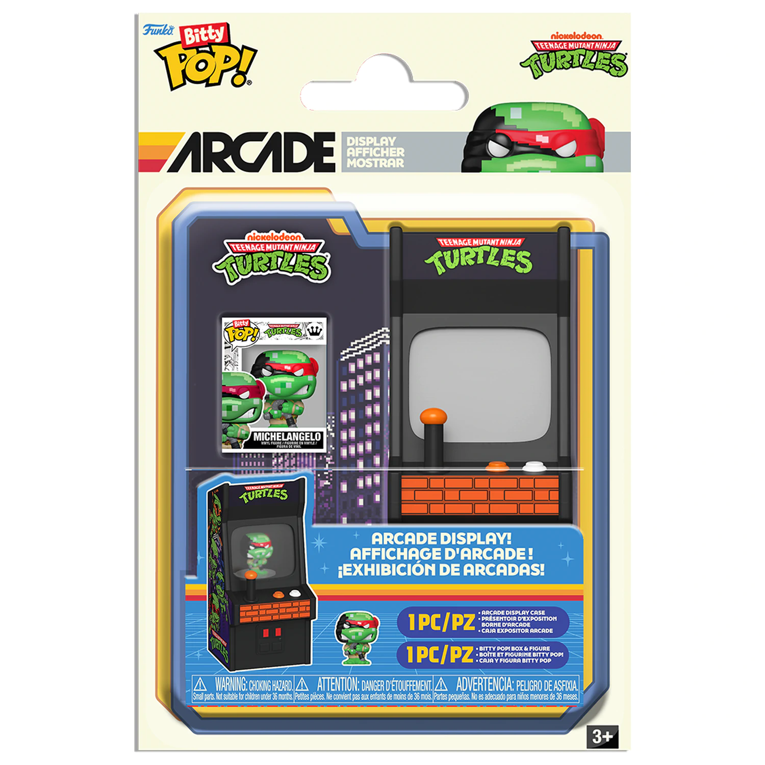 Bitty Funko POP figura Arcade Teenage Mutant Ninja Turtles poza produsului