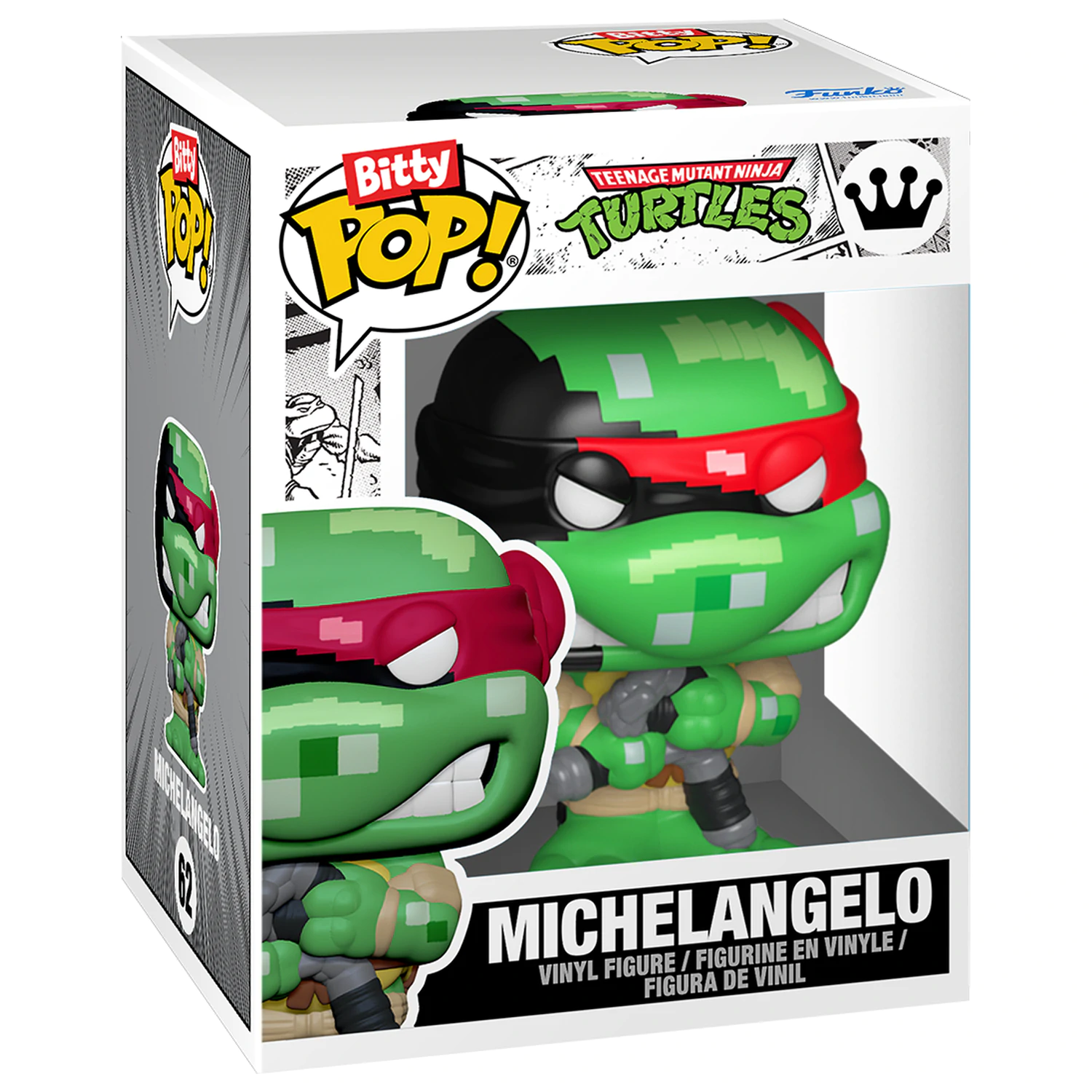 Bitty Funko POP figura Arcade Teenage Mutant Ninja Turtles poza produsului