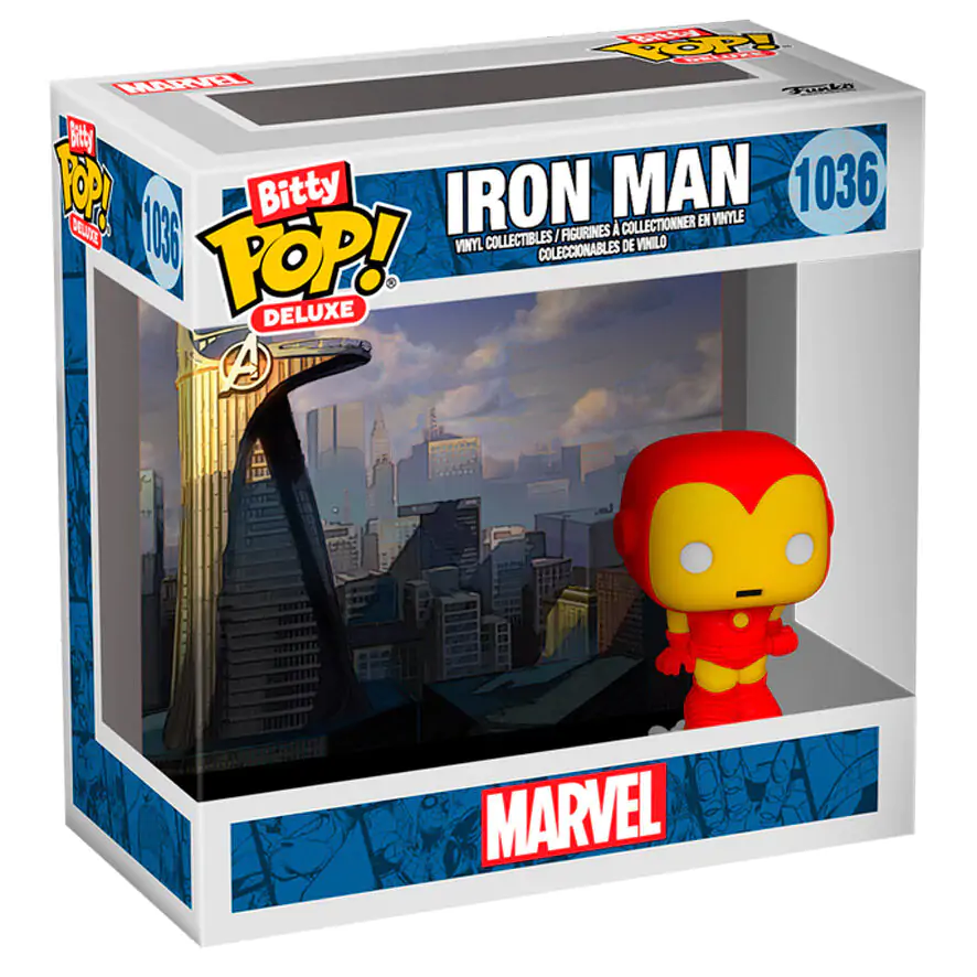 Figurină Bitty Funko POP Deluxe Marvel Iron Man poza produsului