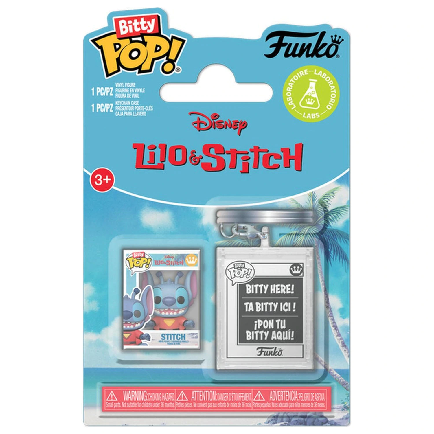 Bitty Funko POP figura si breloc Disney Stitch poza produsului