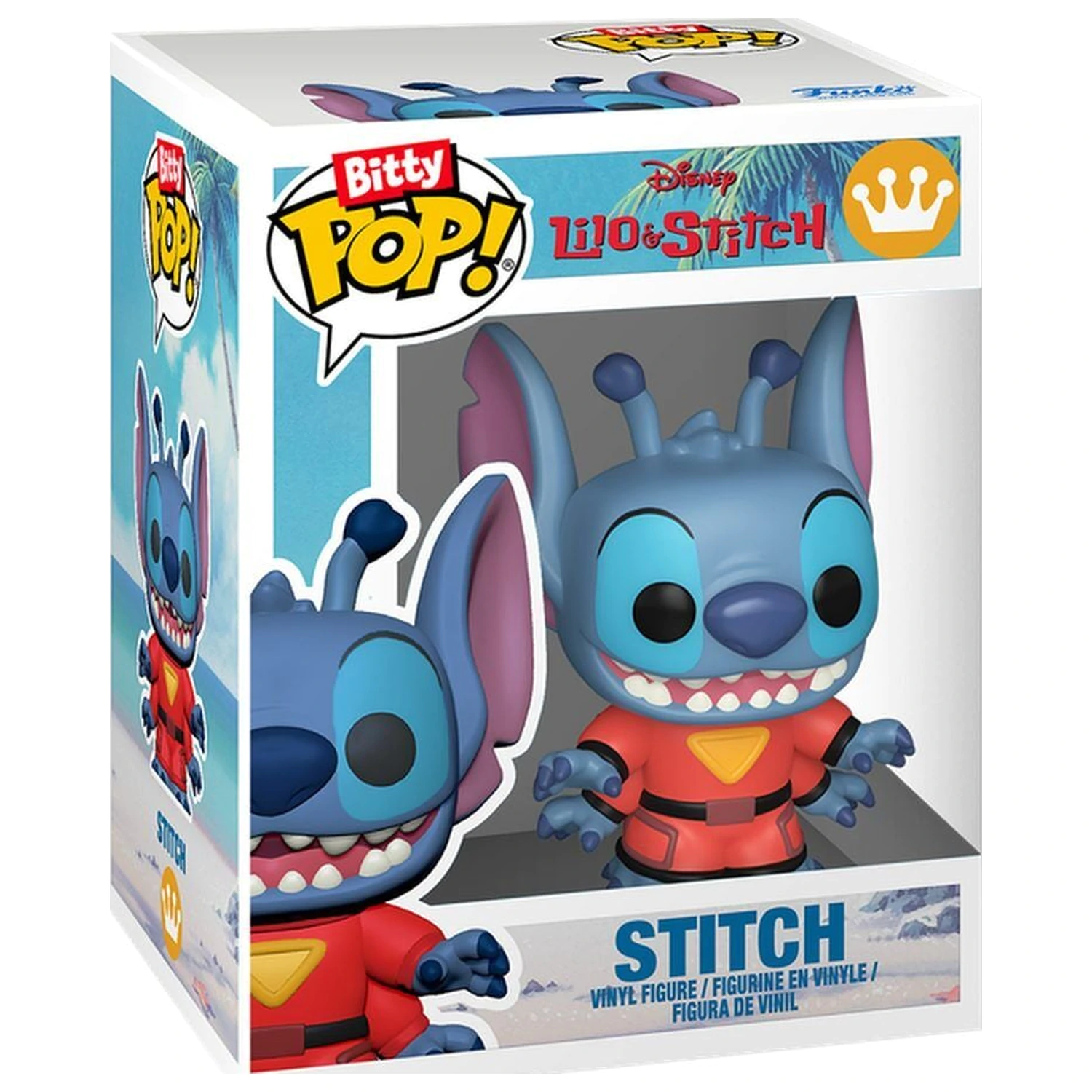 Bitty Funko POP figura si breloc Disney Stitch poza produsului