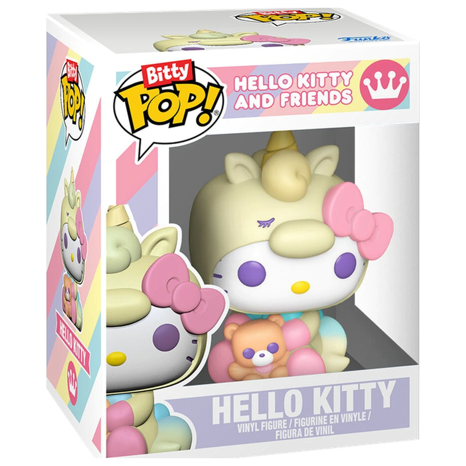 Figurina si breloc Bitty Funko POP Hello Kitty and Friends Hello Kitty poza produsului