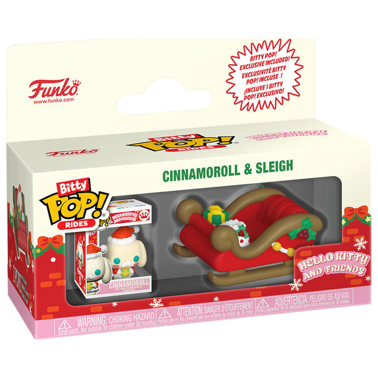 Bitty Funko POP figura Ride Cinnamoroll and Sleigh poza produsului