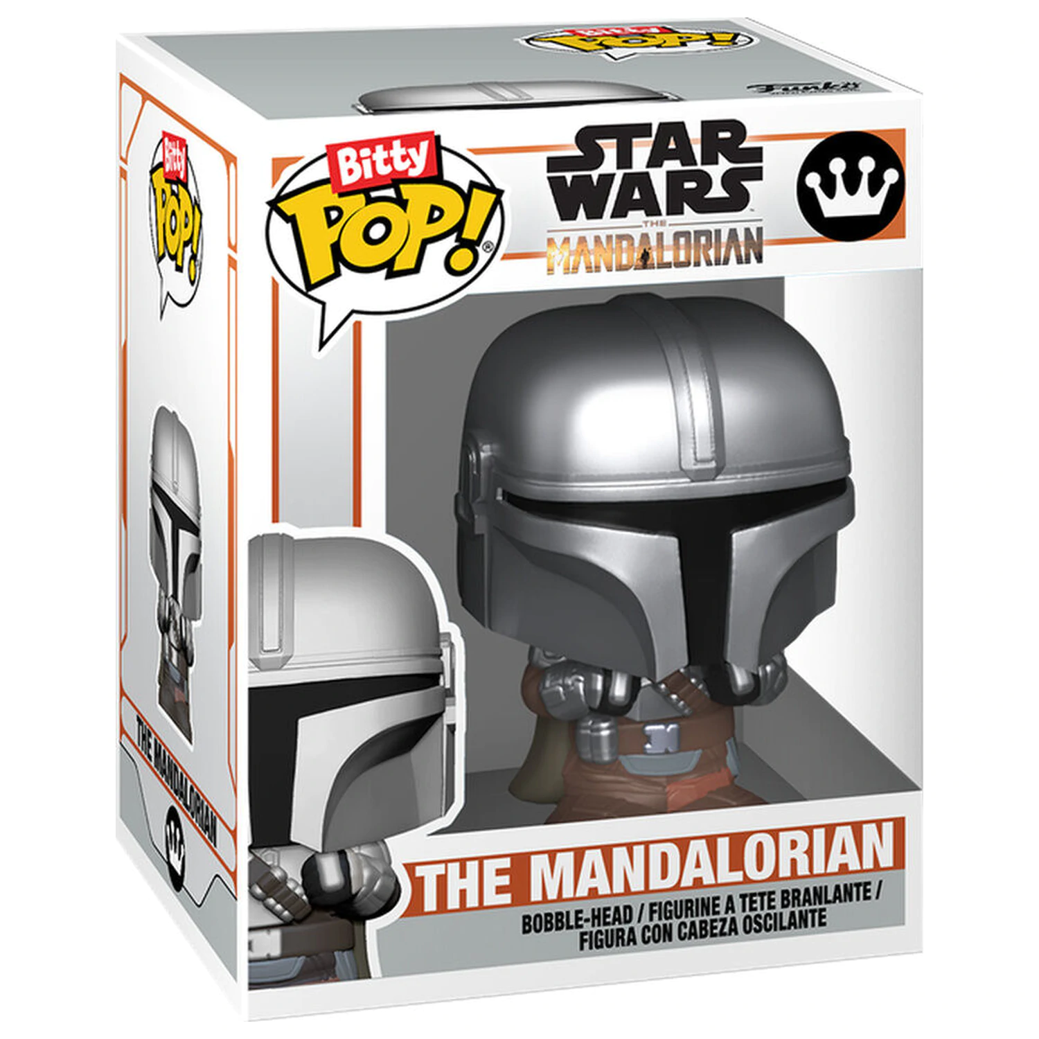 Figurina Bitty Funko POP Ride Star Wars The Mandalorian In N1 Starfighter With Grogu poza produsului