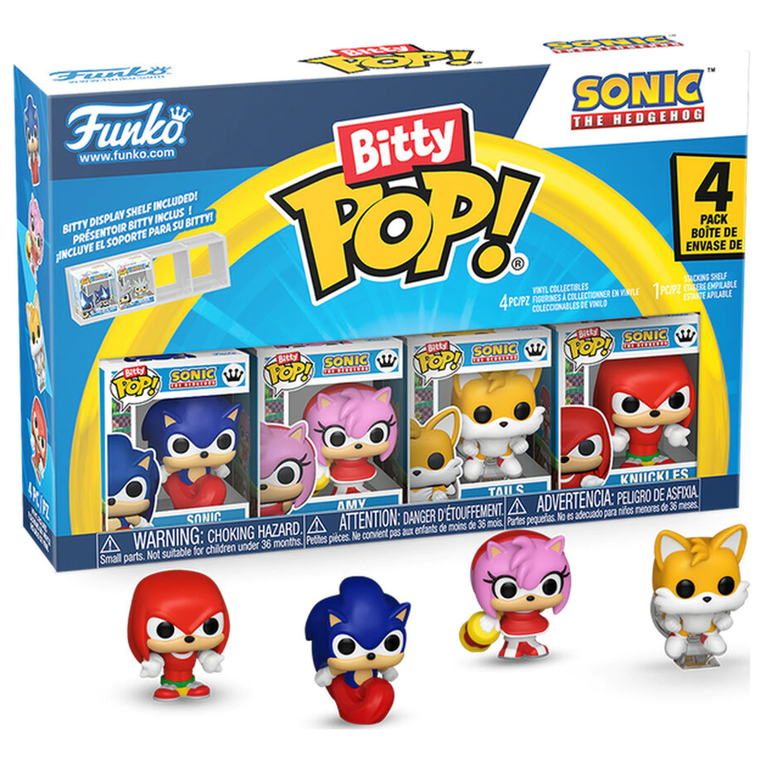 Figurine Bitty Funko POP Sonic The Hedgehog poza produsului
