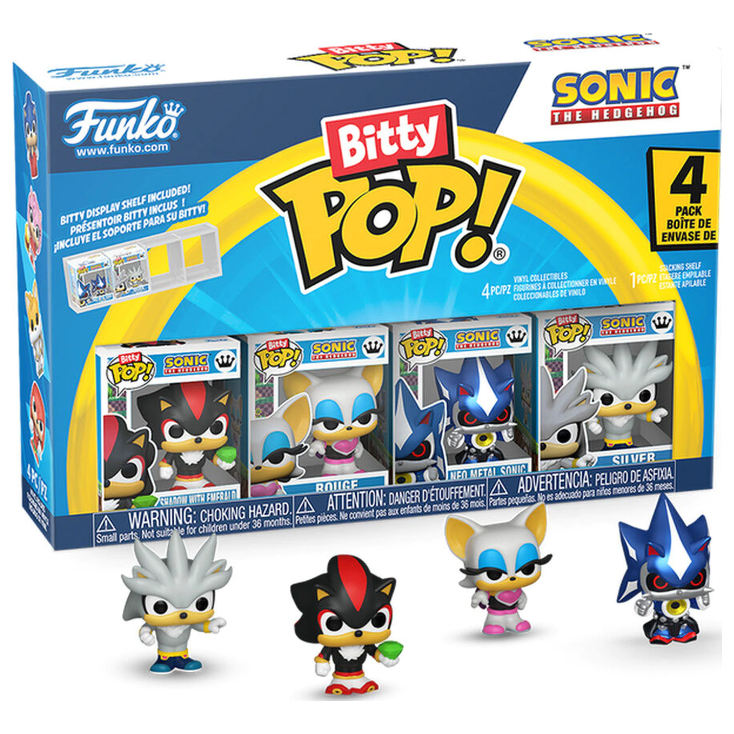Figurine POP Bitty Funko Sonic The Hedgehog poza produsului