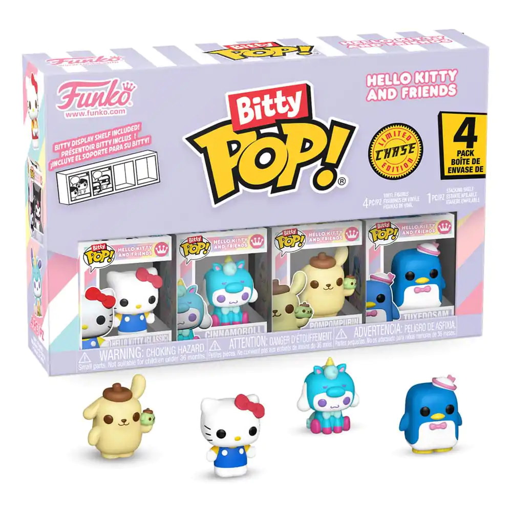 Set de 4 figurine de vinil Bitty Funko POP Hello Kitty and Friends Hello Kitty poza produsului