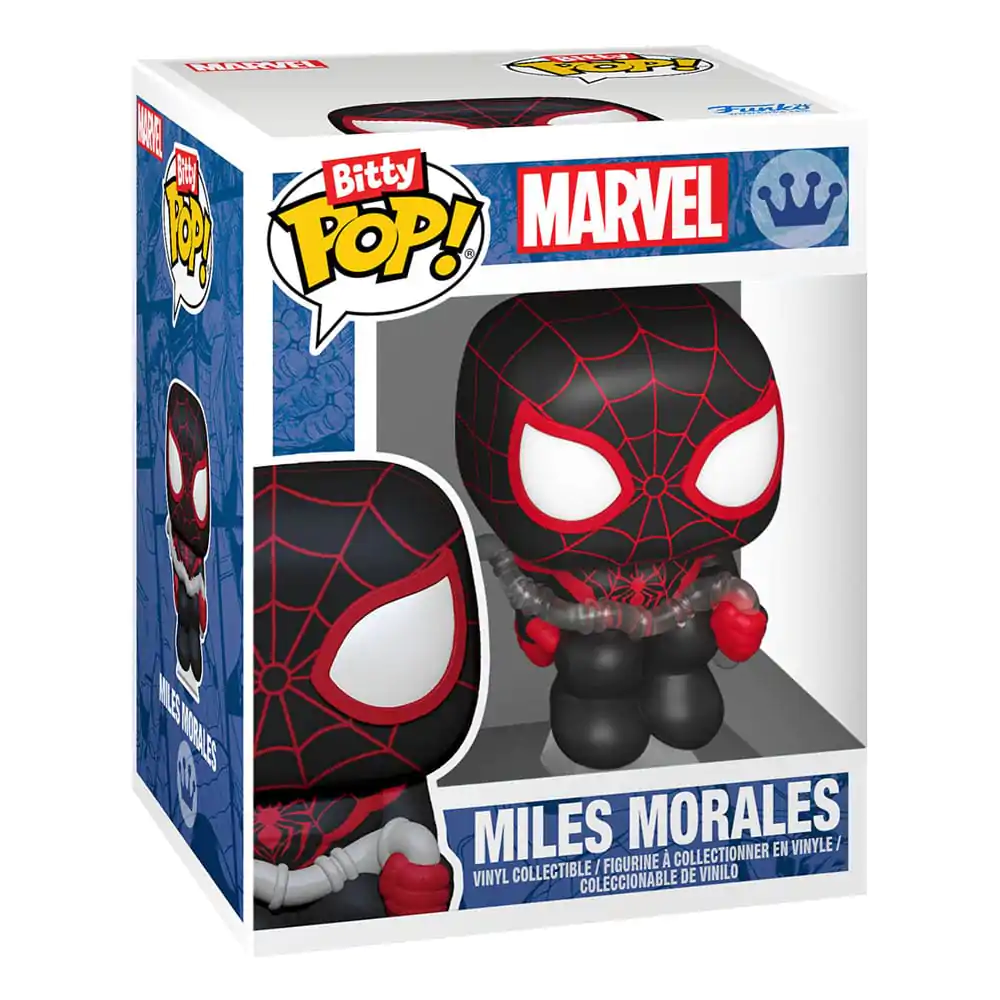 Figurină de vinil Bitty Funko POP Marvel Spider-Man Miles 4 buc Morales poza produsului