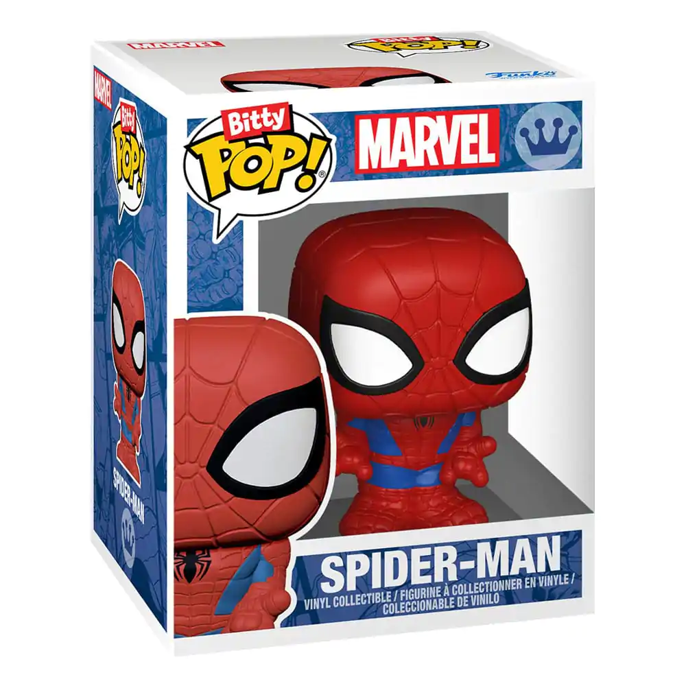 Bitty Funko POP Marvel Spider-Man Figurina Vinil 4 buc Parker Split poza produsului