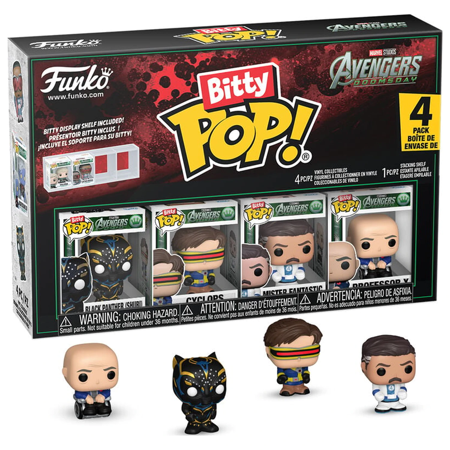 Bitty Funko POP Marvel Studios Avengers set de 4 figurine Doomsday poza produsului