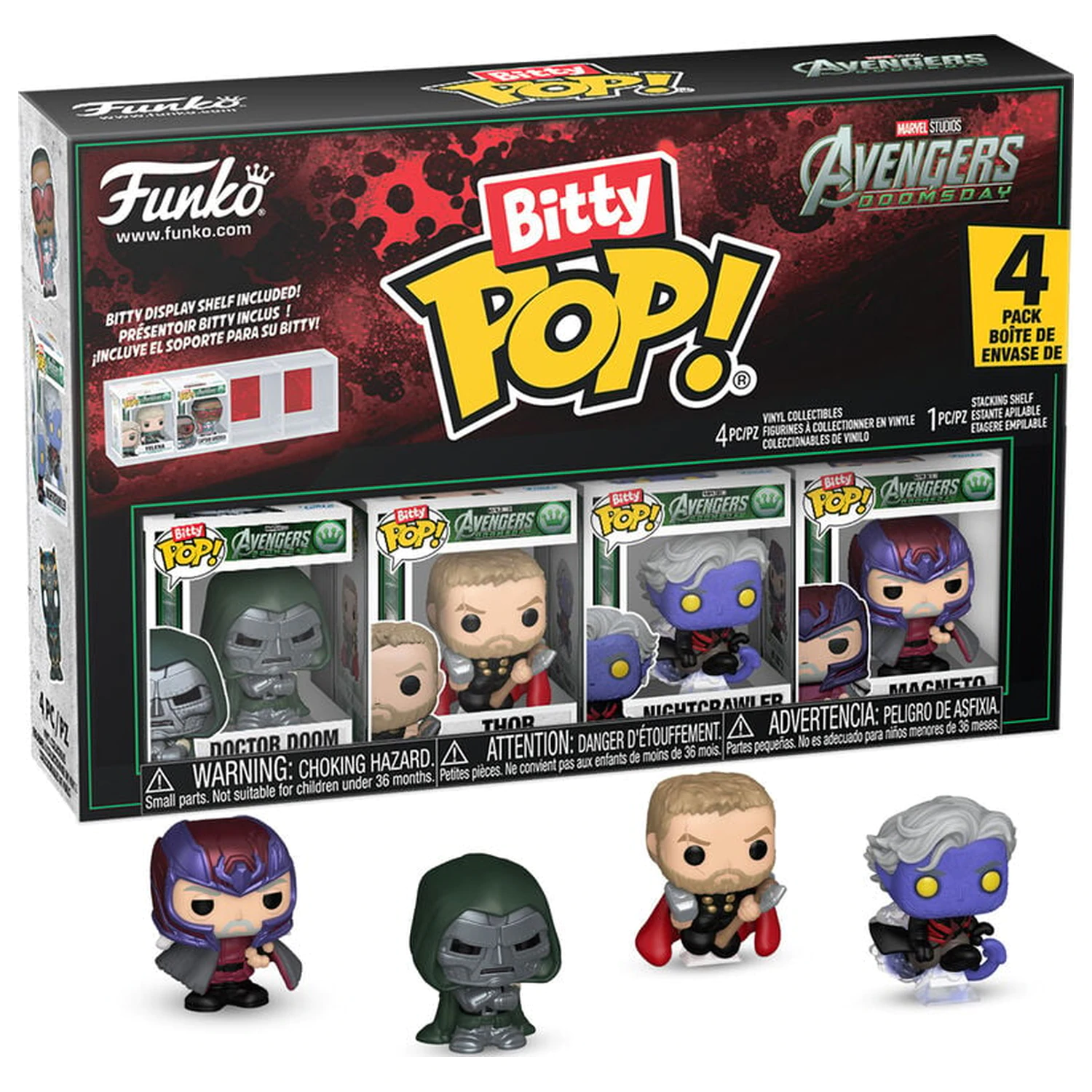 Bitty Funko POP Marvel Studios Avengers set de 4 figurine Doomsday poza produsului