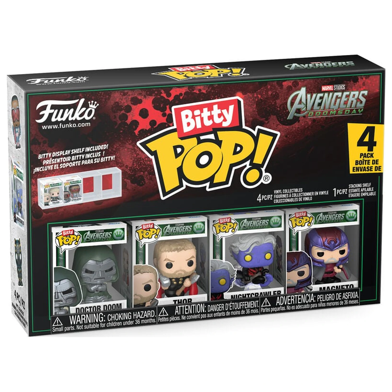 Bitty Funko POP Marvel Studios Avengers set de 4 figurine Doomsday poza produsului