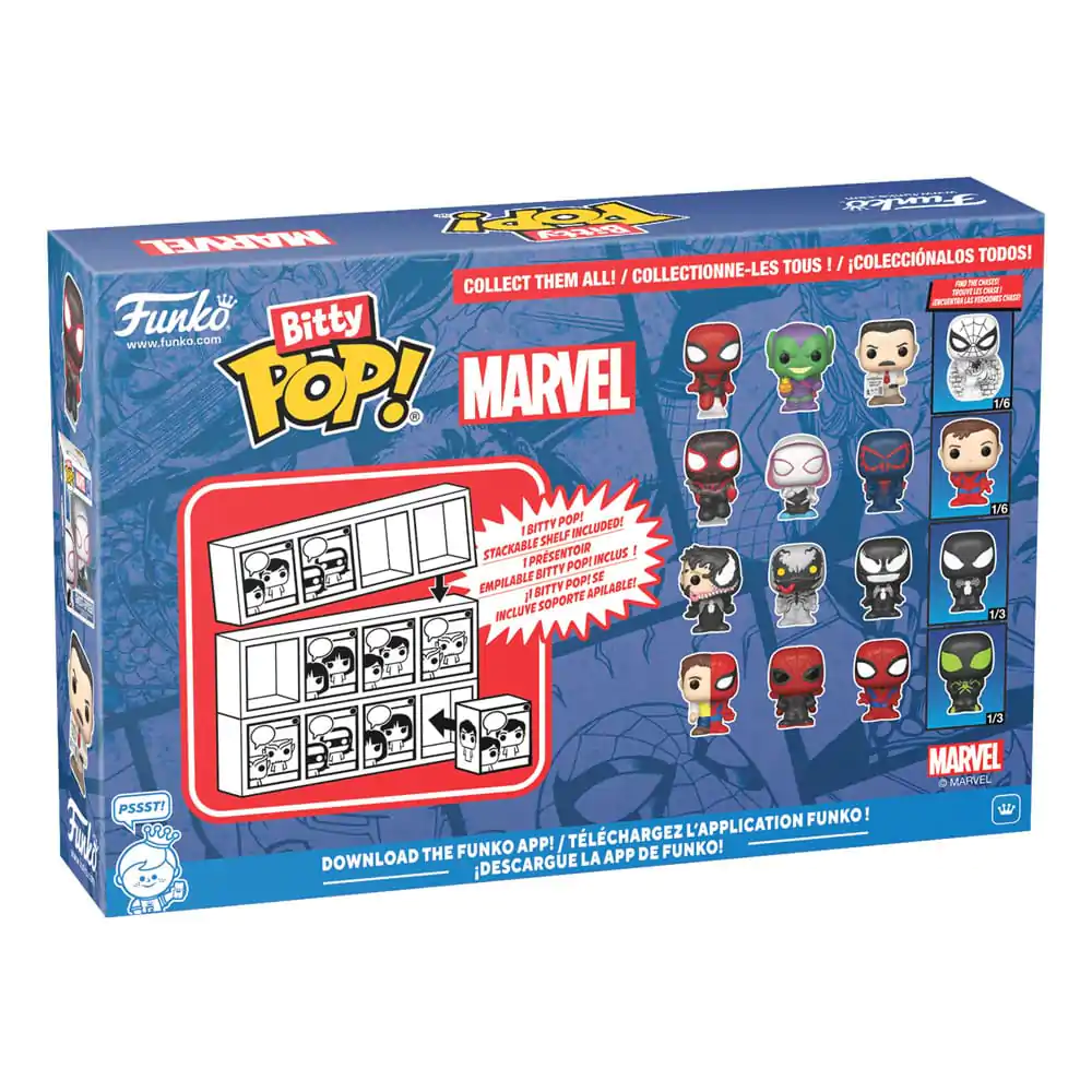 Set de 4 figurine de vinil Bitty Funko POP Marvel Spider-Man poza produsului