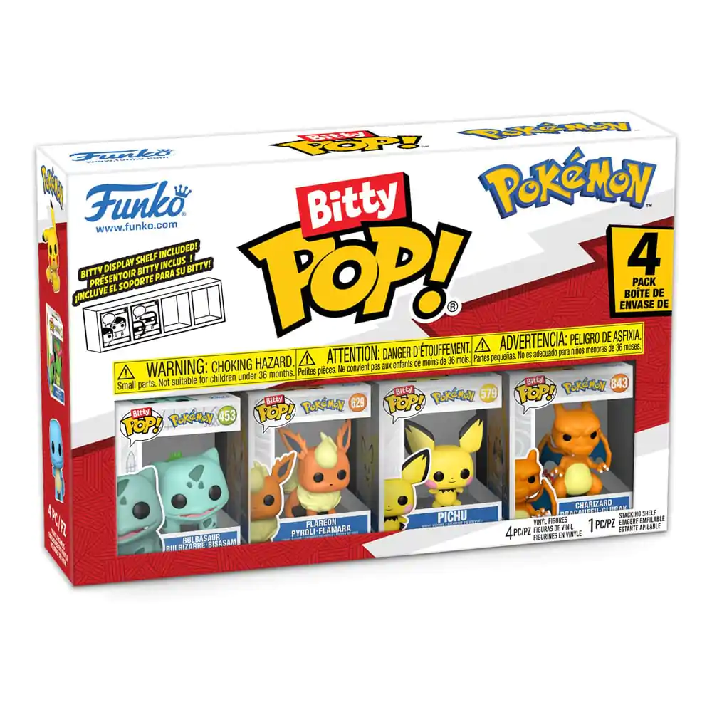 Bitty Funko POP Pokemon Vinyl Figure Set de 4 Bulbasaur poza produsului
