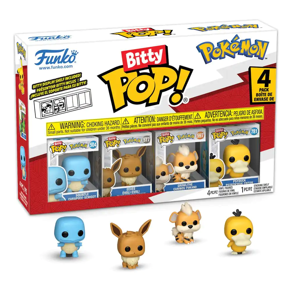 Bitty Funko POP Pokemon Figurina Vinyl 4 bucăți Squirtle poza produsului