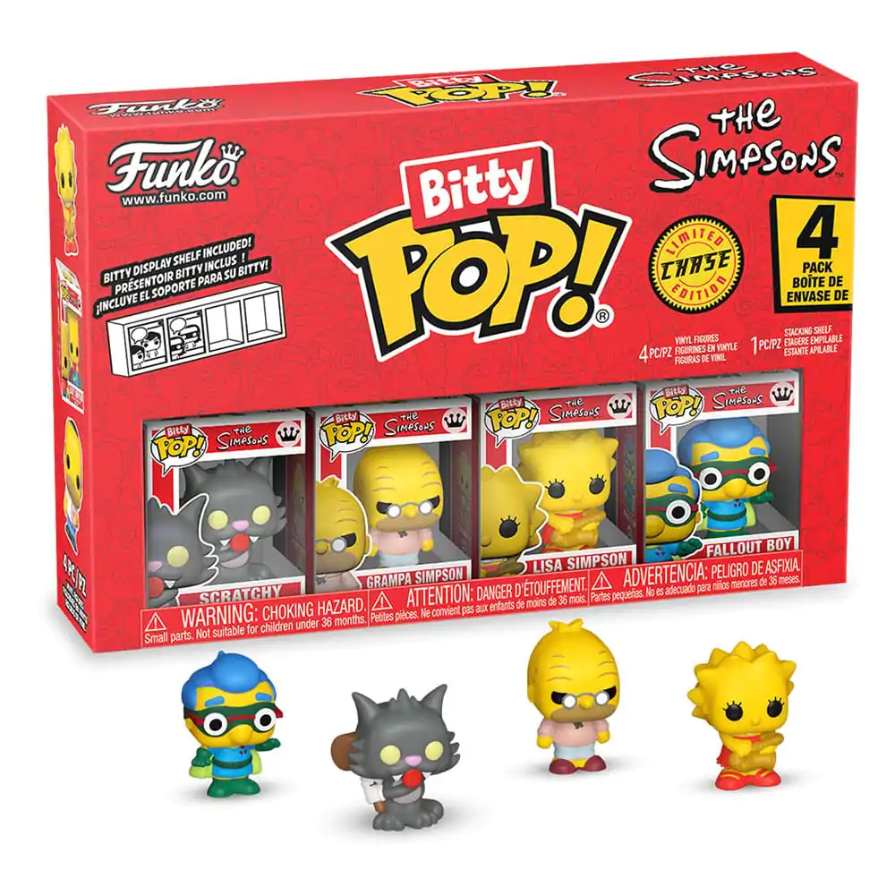 Bitty Funko POP The Simpsons Figurina Vinil 4-Pack Scratchy poza produsului