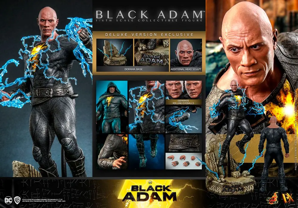 Figurină de acțiune Black Adam DX 1/6 Black Adam Deluxe Version 33 cm poza produsului