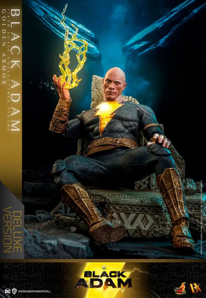 Figurină de acțiune Black Adam DX 1/6 Black Adam (Armură Aurie) Versiune Deluxe 33 cm poza produsului
