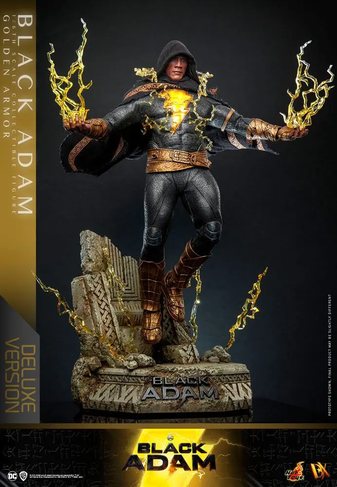 Figurină de acțiune Black Adam DX 1/6 Black Adam (Armură Aurie) Versiune Deluxe 33 cm poza produsului