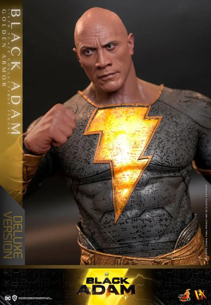 Figurină de acțiune Black Adam DX 1/6 Black Adam (Armură Aurie) Versiune Deluxe 33 cm poza produsului
