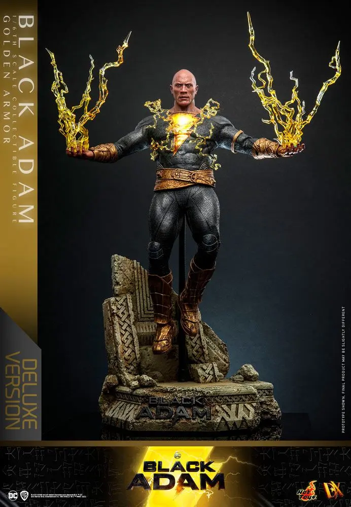 Figurină de acțiune Black Adam DX 1/6 Black Adam (Armură Aurie) Versiune Deluxe 33 cm poza produsului