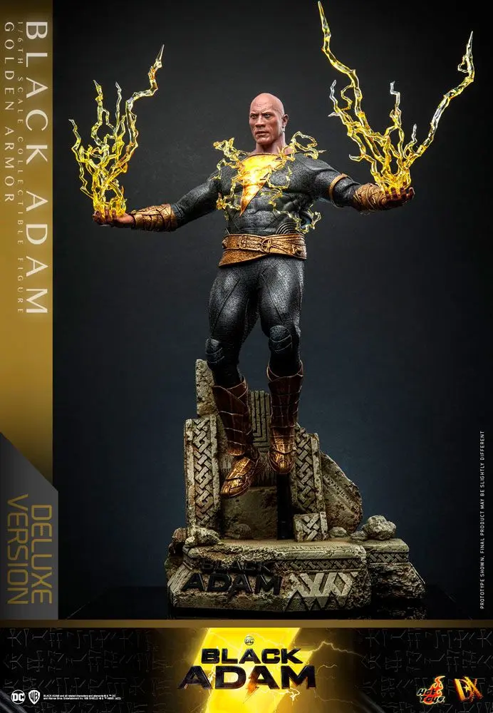 Figurină de acțiune Black Adam DX 1/6 Black Adam (Armură Aurie) Versiune Deluxe 33 cm poza produsului