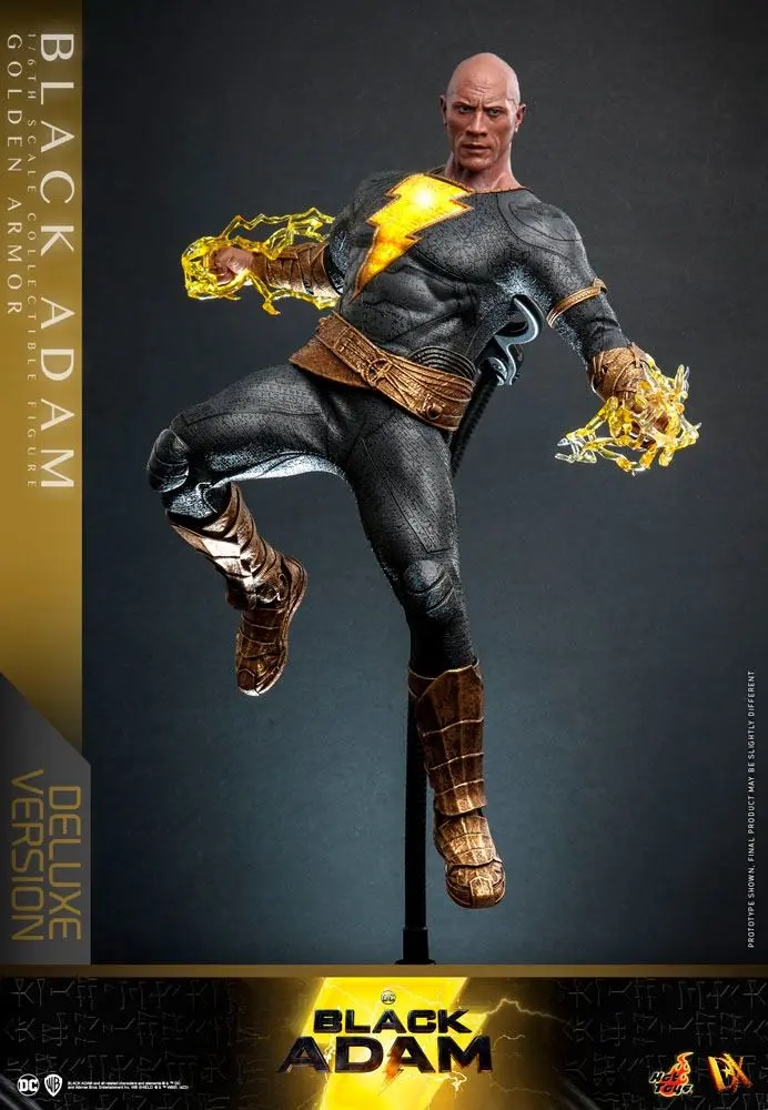 Figurină de acțiune Black Adam DX 1/6 Black Adam (Armură Aurie) Versiune Deluxe 33 cm poza produsului