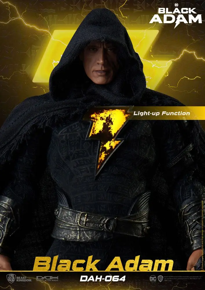 Figurină de acțiune Black Adam Dynamic 8ction Heroes 1/9 Black Adam 18 cm poza produsului