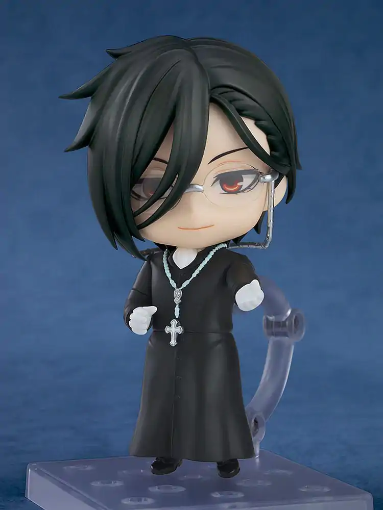 Black Butler: Boarding School Arc Figurina de acțiune Nendoroid Sebastian Michaelis: Sapphire Owl Ver. 10 cm poza produsului