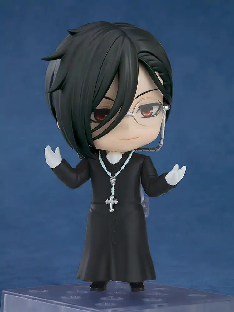 Black Butler: Boarding School Arc Figurina de acțiune Nendoroid Sebastian Michaelis: Sapphire Owl Ver. 10 cm poza produsului