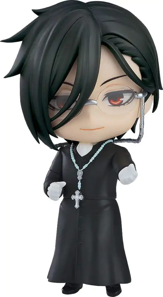 Black Butler: Boarding School Arc Figurina de acțiune Nendoroid Sebastian Michaelis: Sapphire Owl Ver. 10 cm poza produsului
