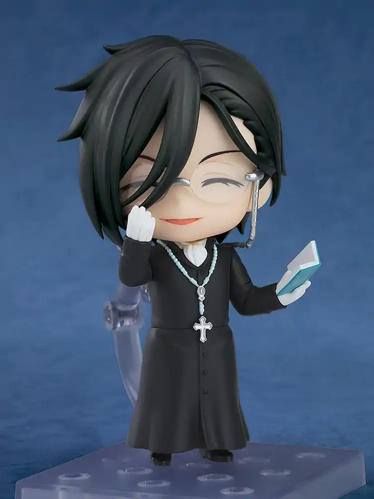 Black Butler: Boarding School Arc Figurina de acțiune Nendoroid Sebastian Michaelis: Sapphire Owl Ver. 10 cm poza produsului
