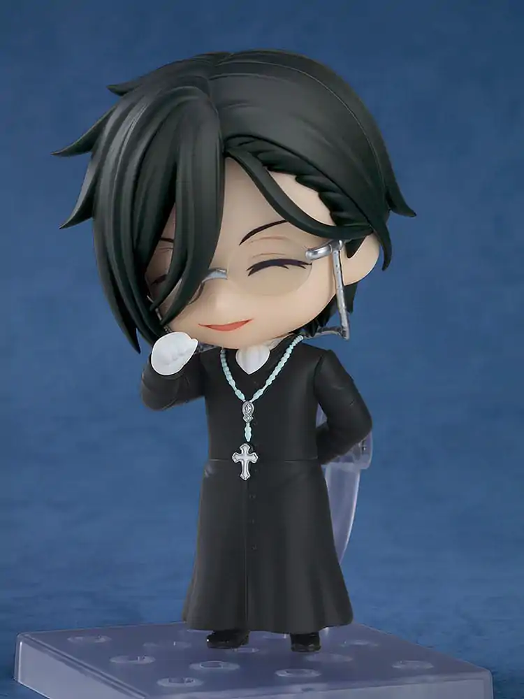 Black Butler: Boarding School Arc Figurina de acțiune Nendoroid Sebastian Michaelis: Sapphire Owl Ver. 10 cm poza produsului