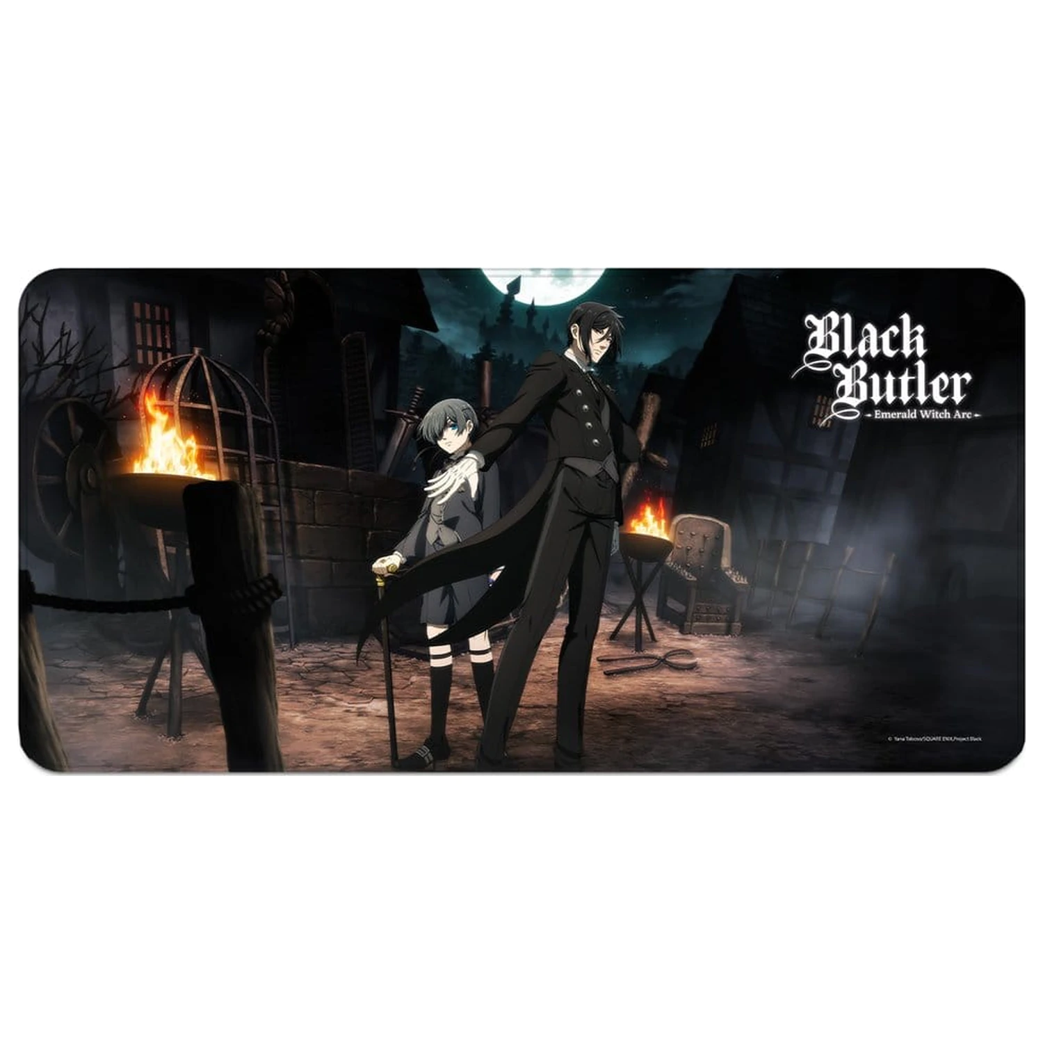 Black Butler: Emerald Witch Arc XXL Mousepad Sebastian & Ciel 80 x 40 cm poza produsului