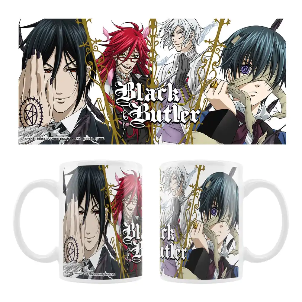 Black Butler Cană ceramică Sebastian, Grell, Ash, Ciel poza produsului