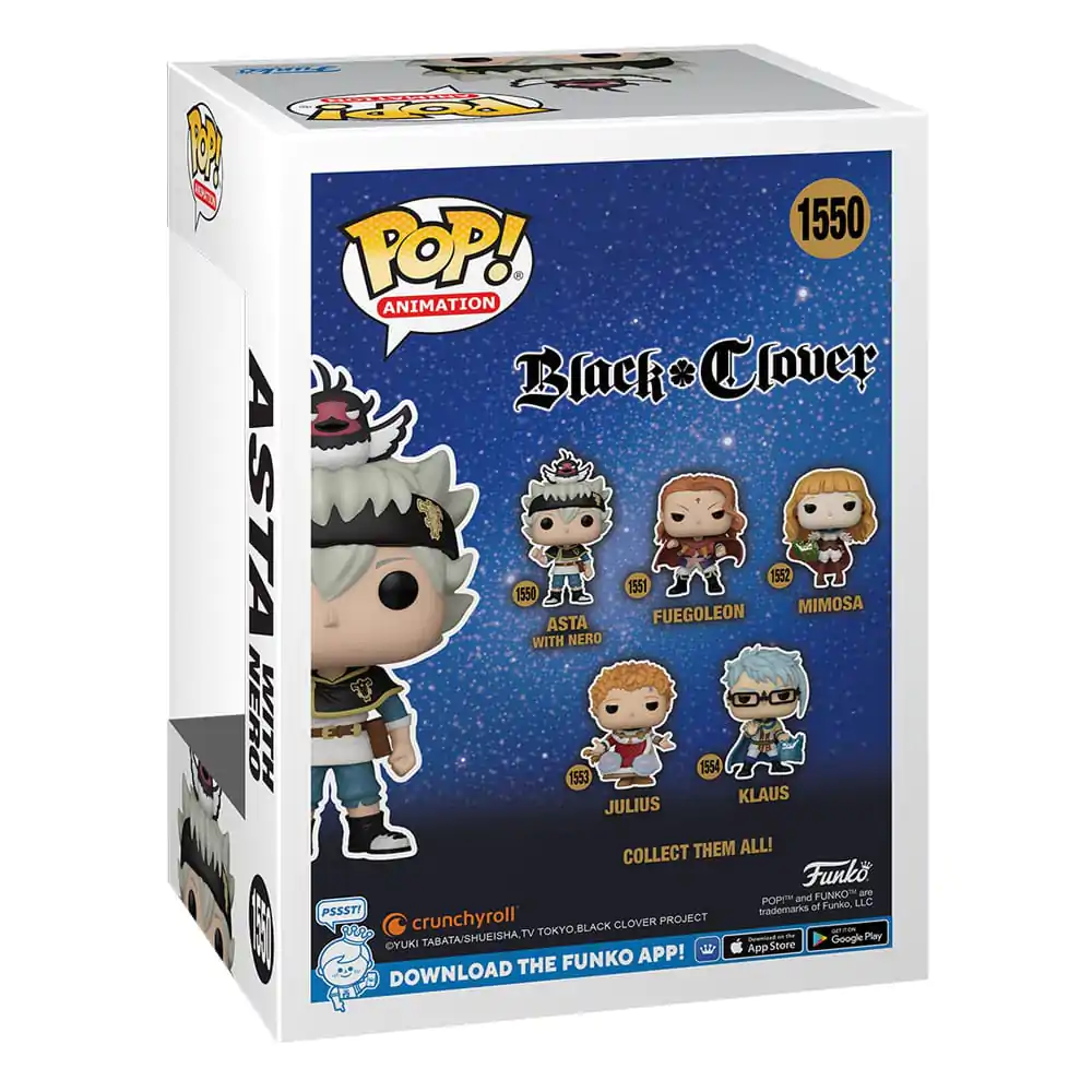 Black Clover POP! Figurină de animație Vinyl Asta w/Nero 9 cm poza produsului