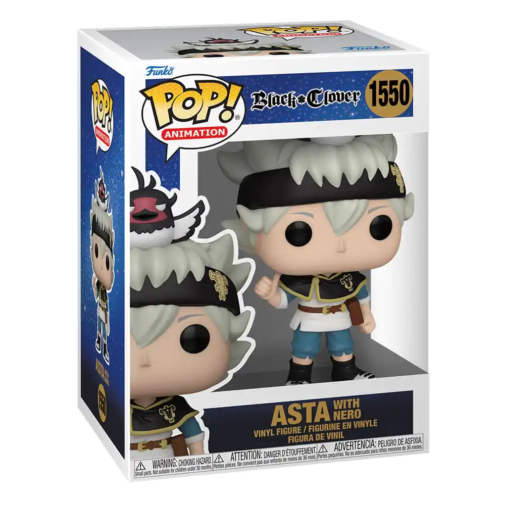 Black Clover POP! Figurină de animație Vinyl Asta w/Nero 9 cm poza produsului