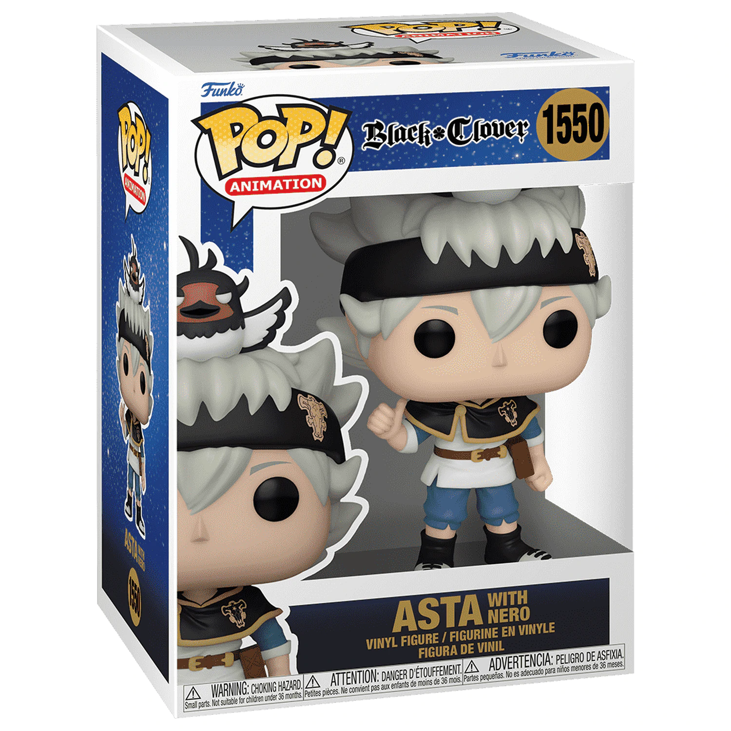 Black Clover POP! Figurină de animație Vinyl Asta w/Nero 9 cm poza produsului