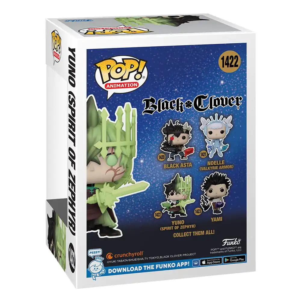 Black Clover POP! Animation figurină de vinil Yuno (Zephyr) 9 cm poza produsului