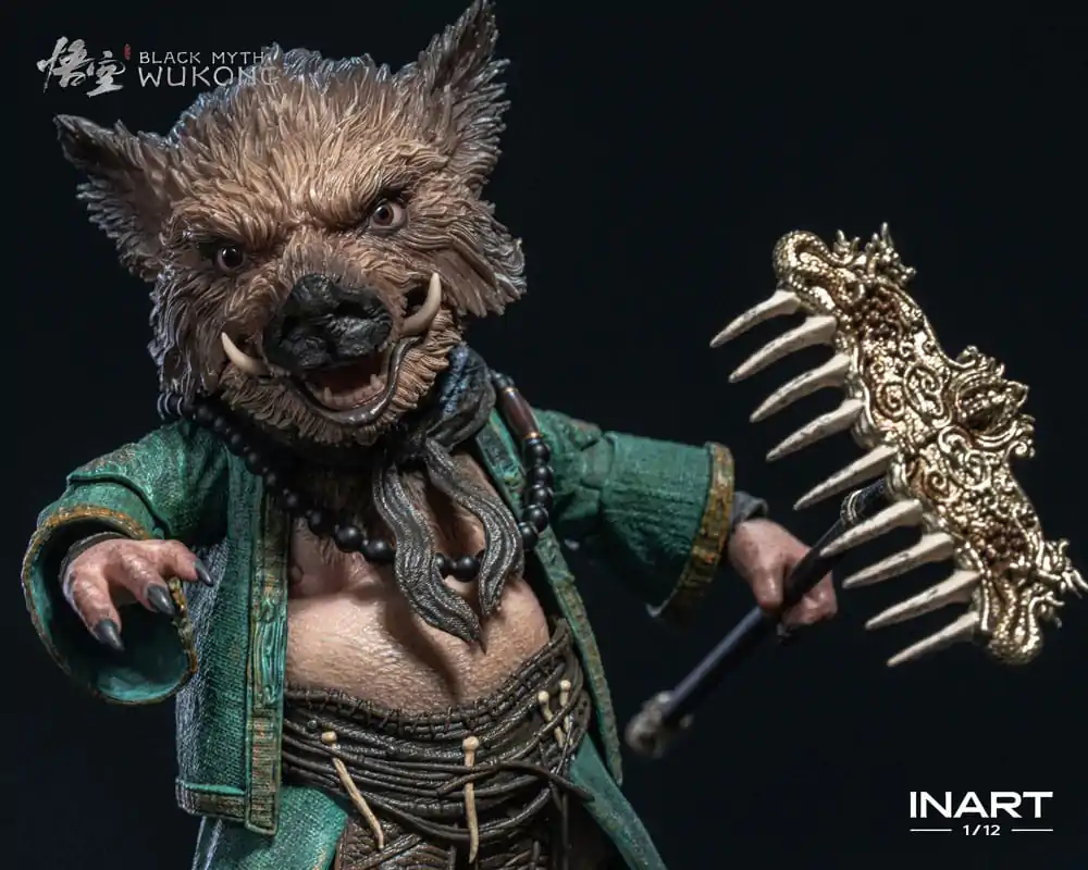 Black Myth: Wukong Figurina de acțiune 1/12 Zhu Bajie 15 cm poza produsului