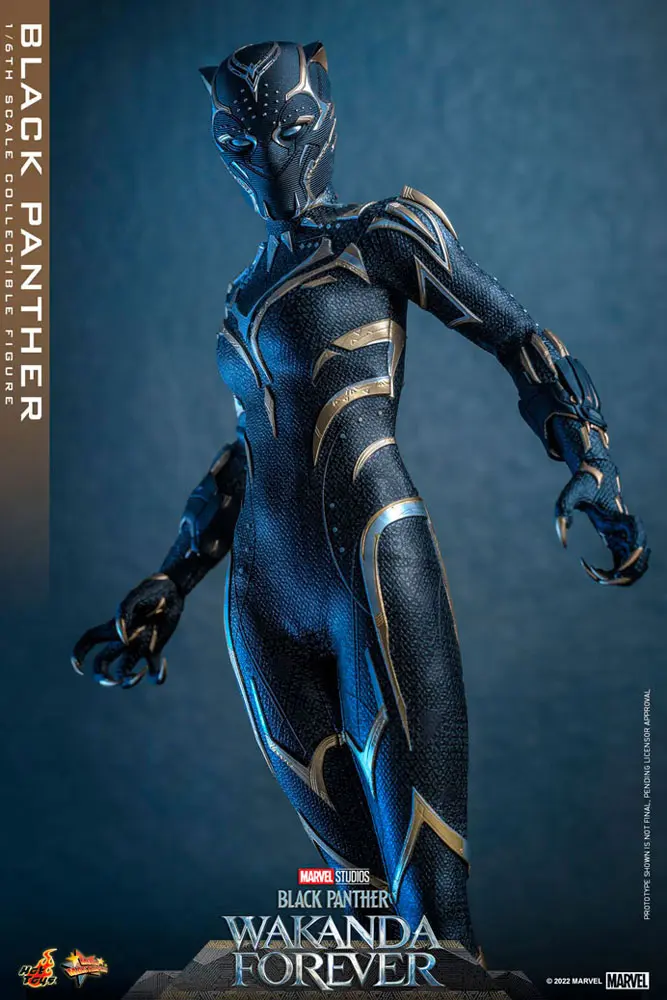 Black Panther: Wakanda Forever Movie Masterpiece Figurina de Acțiune 1/6 Black Panther 28 cm poza produsului