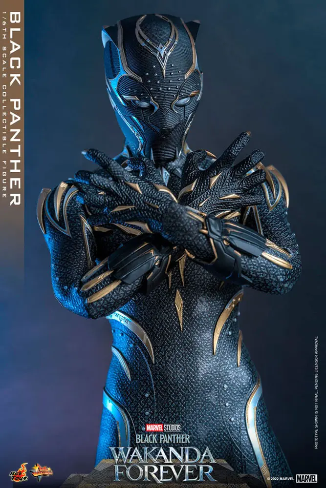 Black Panther: Wakanda Forever Movie Masterpiece Figurina de Acțiune 1/6 Black Panther 28 cm poza produsului