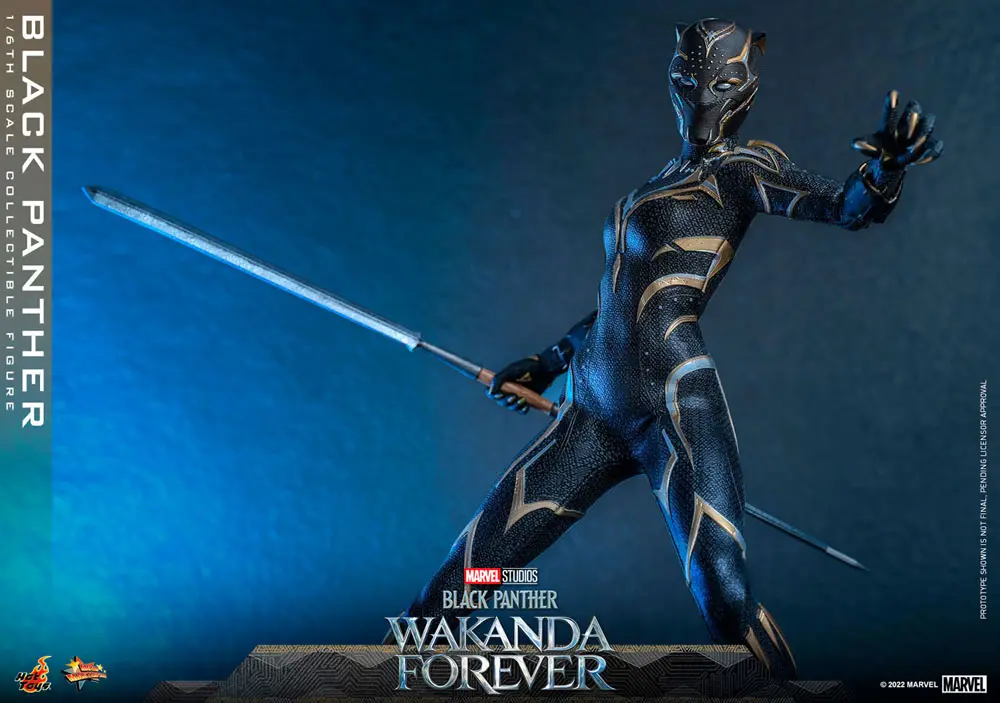 Black Panther: Wakanda Forever Movie Masterpiece Figurina de Acțiune 1/6 Black Panther 28 cm poza produsului