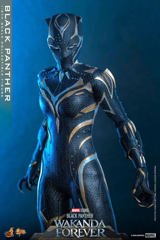 Black Panther: Wakanda Forever Movie Masterpiece Figurina de Acțiune 1/6 Black Panther 28 cm poza produsului