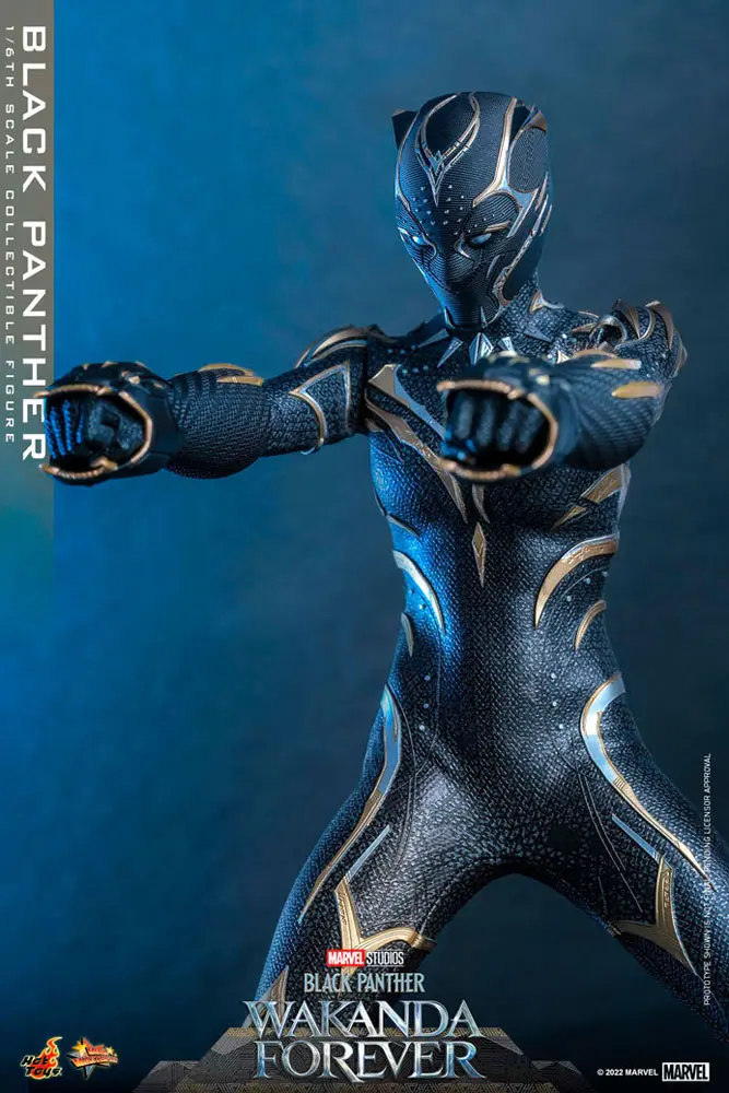 Black Panther: Wakanda Forever Movie Masterpiece Figurina de Acțiune 1/6 Black Panther 28 cm poza produsului