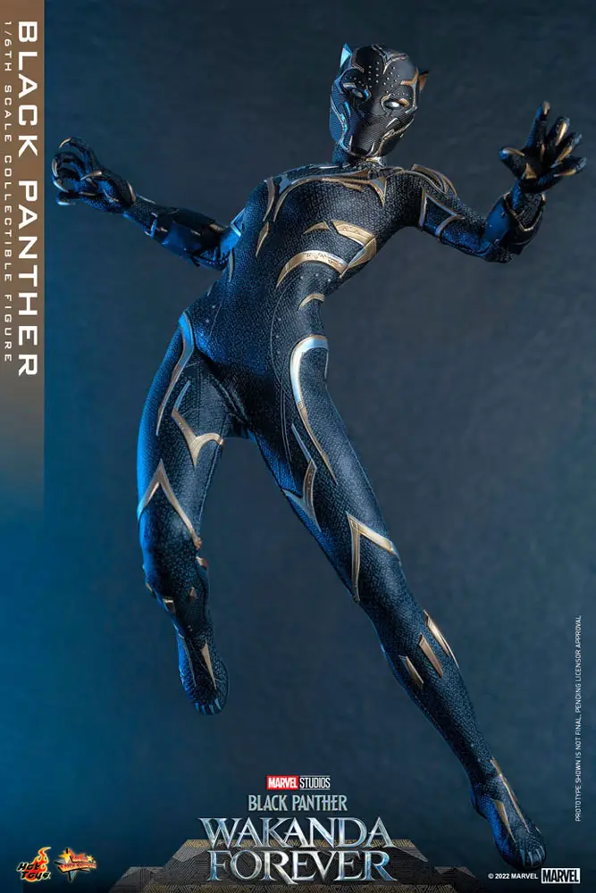 Black Panther: Wakanda Forever Movie Masterpiece Figurina de Acțiune 1/6 Black Panther 28 cm poza produsului