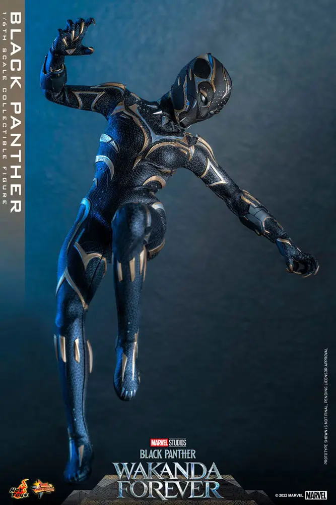 Black Panther: Wakanda Forever Movie Masterpiece Figurina de Acțiune 1/6 Black Panther 28 cm poza produsului